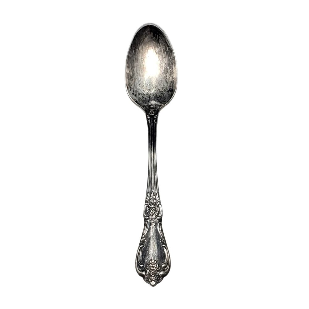 Oneida Ltd WM A Rogers Silver Stainless Baby Spoon 4.5" Vtg